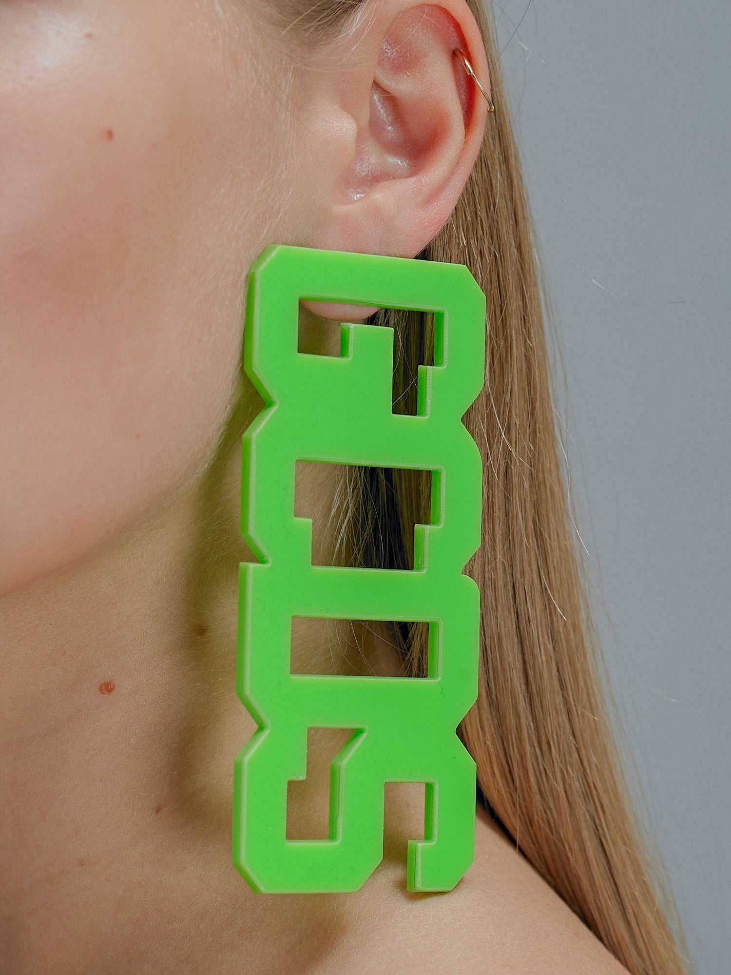 Lucite GCDS Earrings