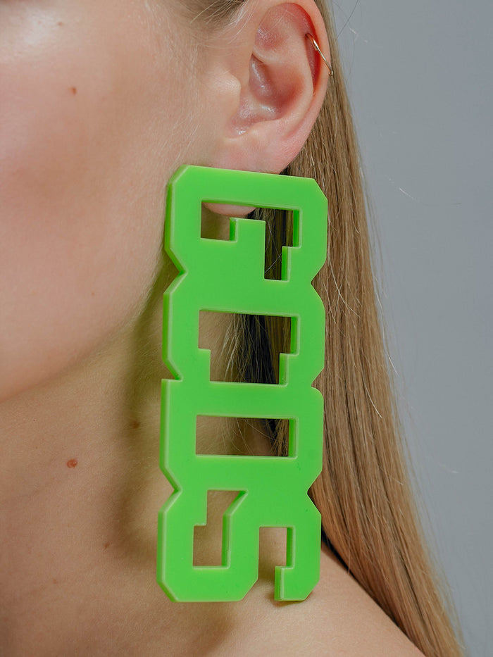 Lucite GCDS Earrings