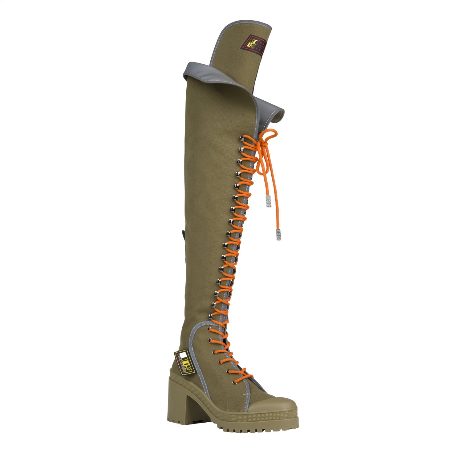BOOT HIGH GCDS LOGO