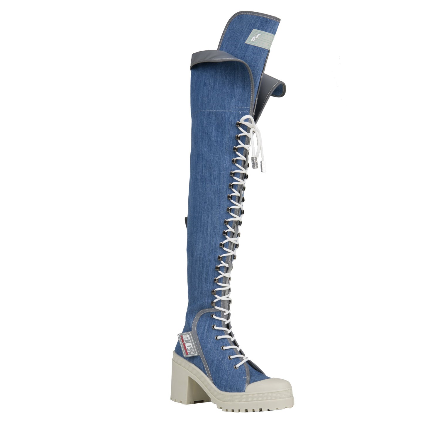 BOOT HIGH GCDS LOGO