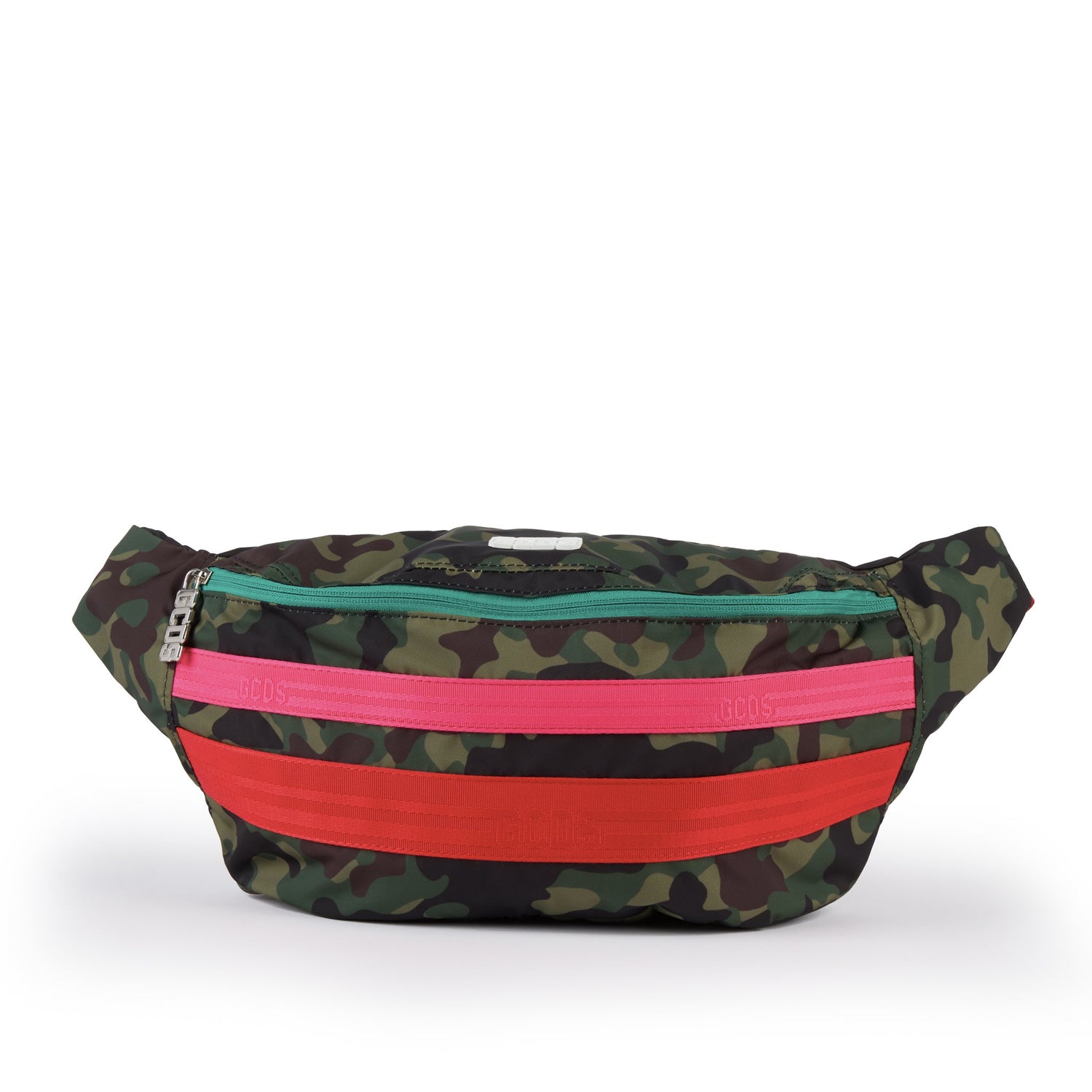 NYLON PATCHWORK POUCH