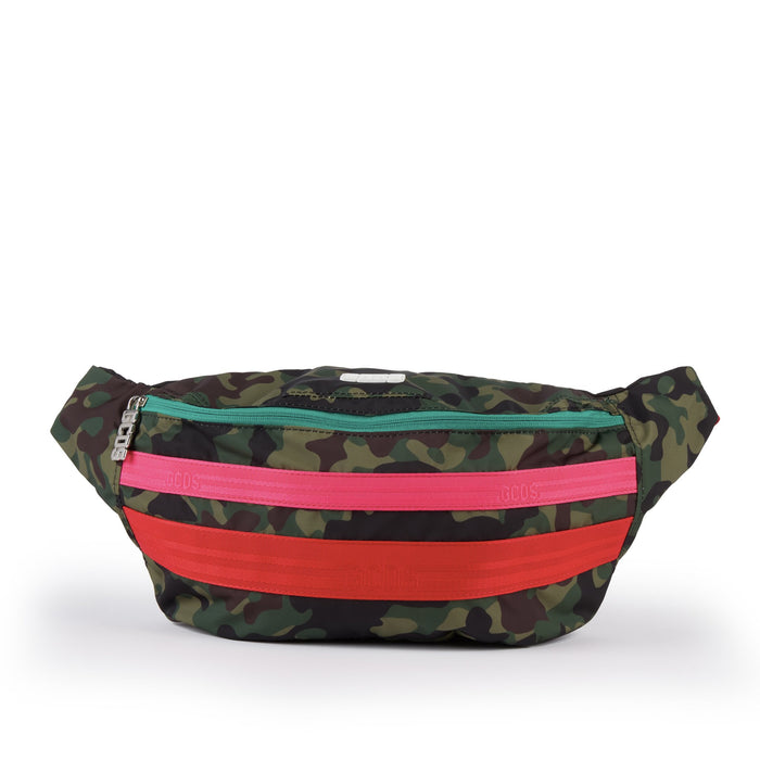NYLON PATCHWORK POUCH