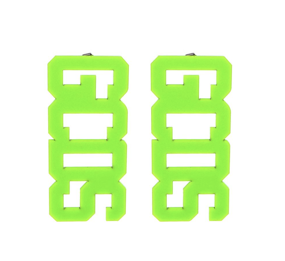 Lucite GCDS Earrings