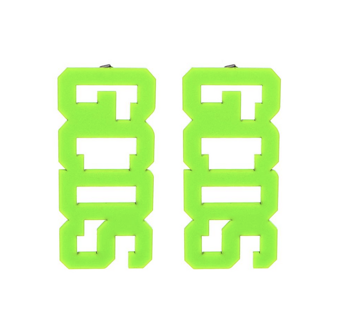 Lucite GCDS Earrings